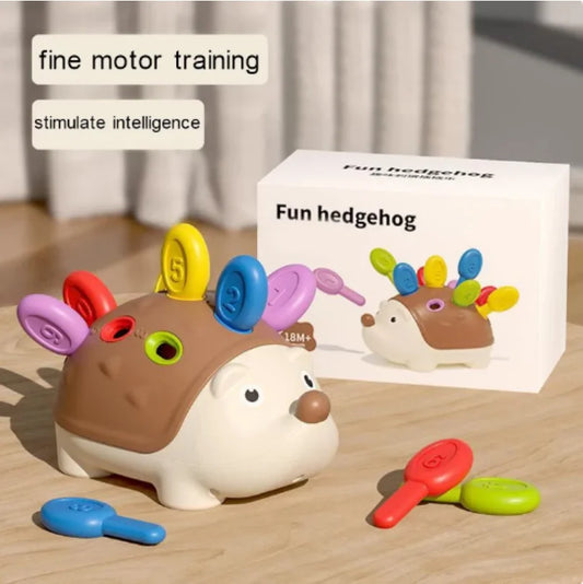 Hedgehog Montessori Baby Toys Hand eye Coordination Fine