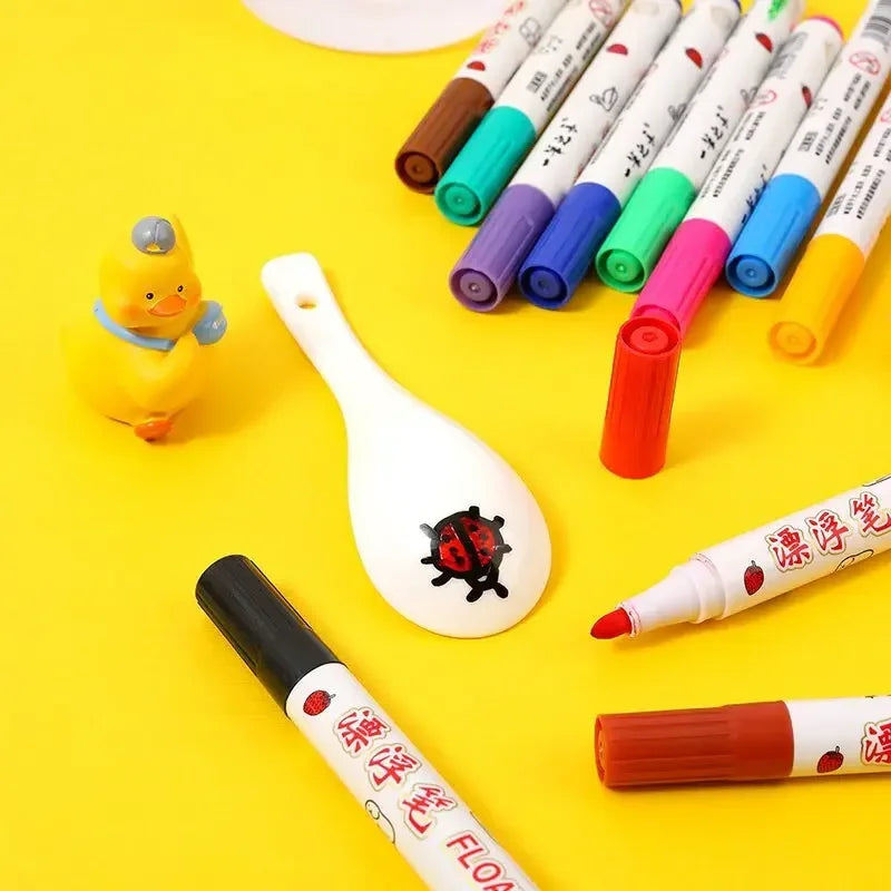 Montessori Magical Water Floating Student Painting Brush Whiteboard