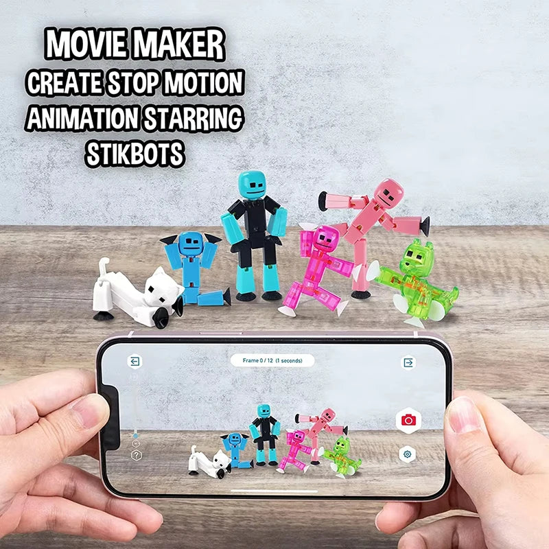 Suction Cup Stickbot Toys Sticky Robbot Toys for