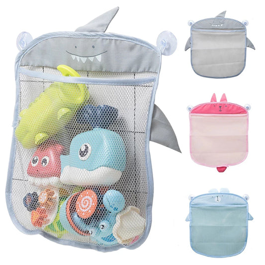 Baby Shower Toy Bathroom Mesh Bag Sucker Design