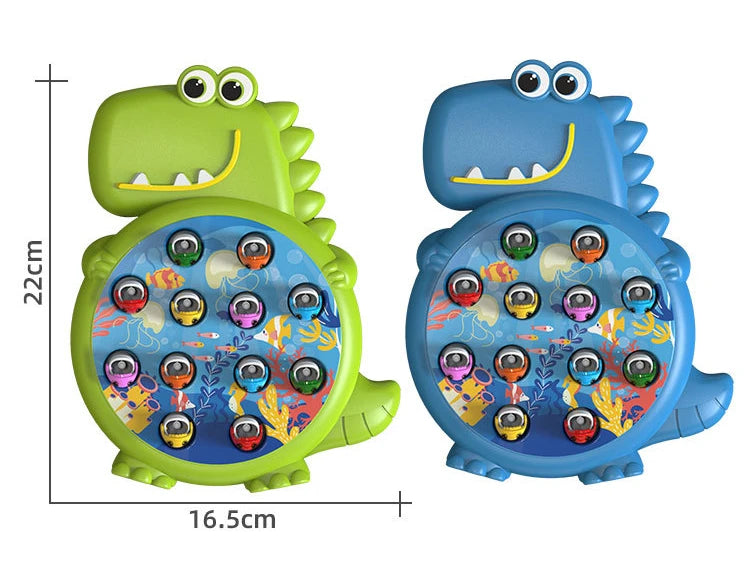 Dinosaur Simple Magnetic Fishing Toys Play Rod Game