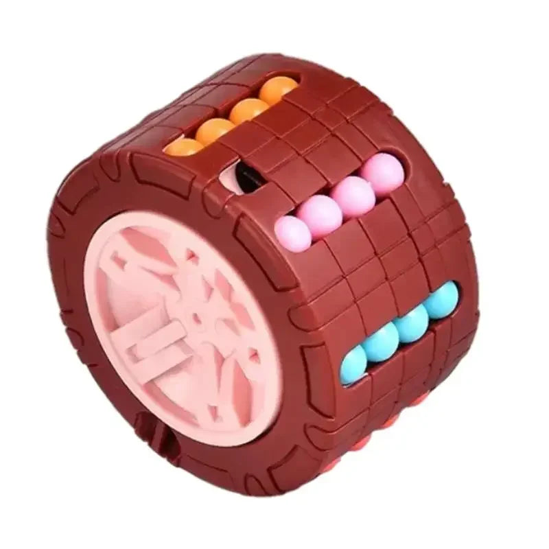 3D Cylinder Cube Toy Magical Bean Gyro Rotate