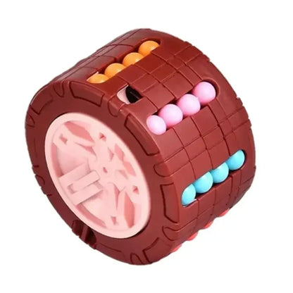 3D Cylinder Cube Toy Magical Bean Gyro Rotate