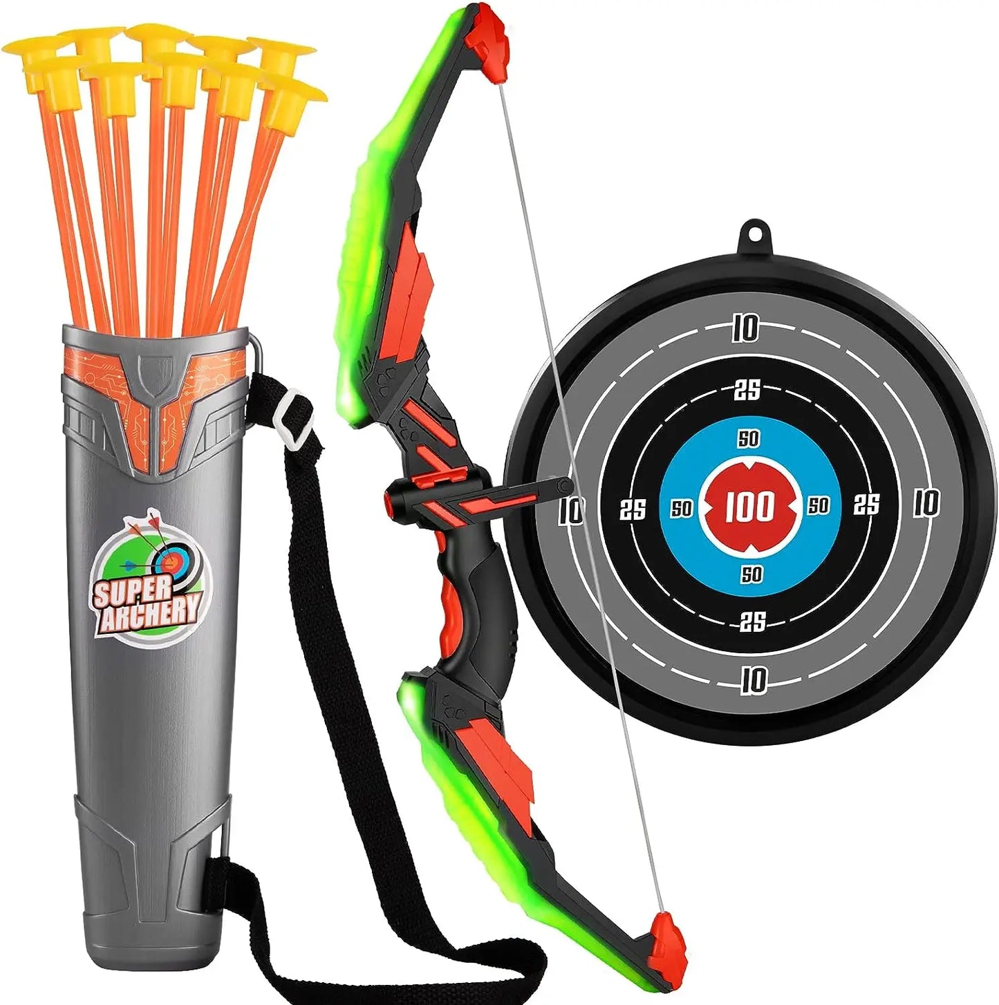 Kids Bow and Arrow Set LED Light Up