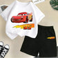 Racing children s pure cotton T shirt set