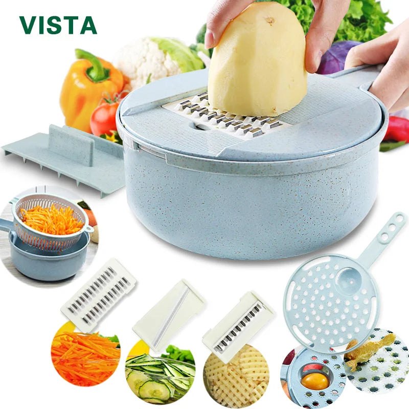 Vegetable Chopper Multifunctional Grater Cutter Kitchen Accessories Manual