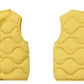 New Children Warm Cotton Vest Fashion Solid Boys