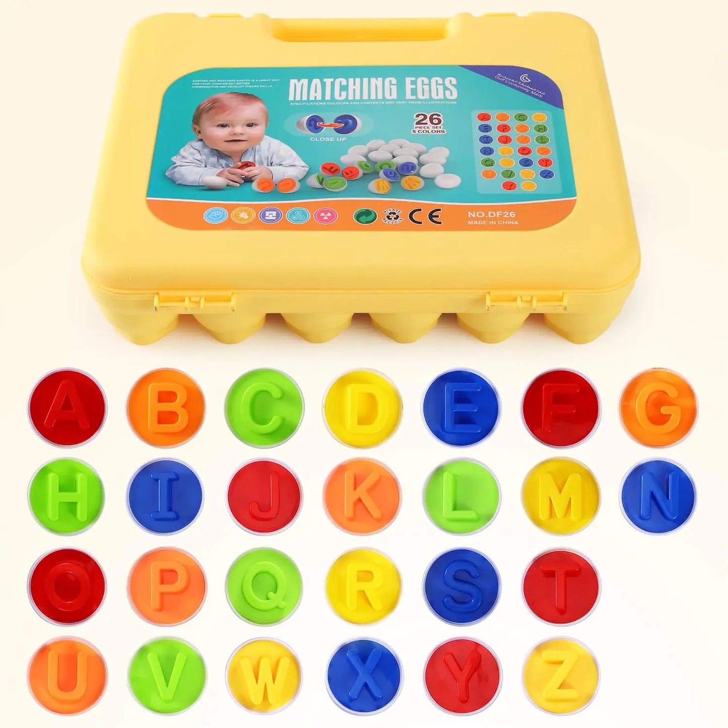 Matching Eggs Toys for Kids 1 2 3Toddlers