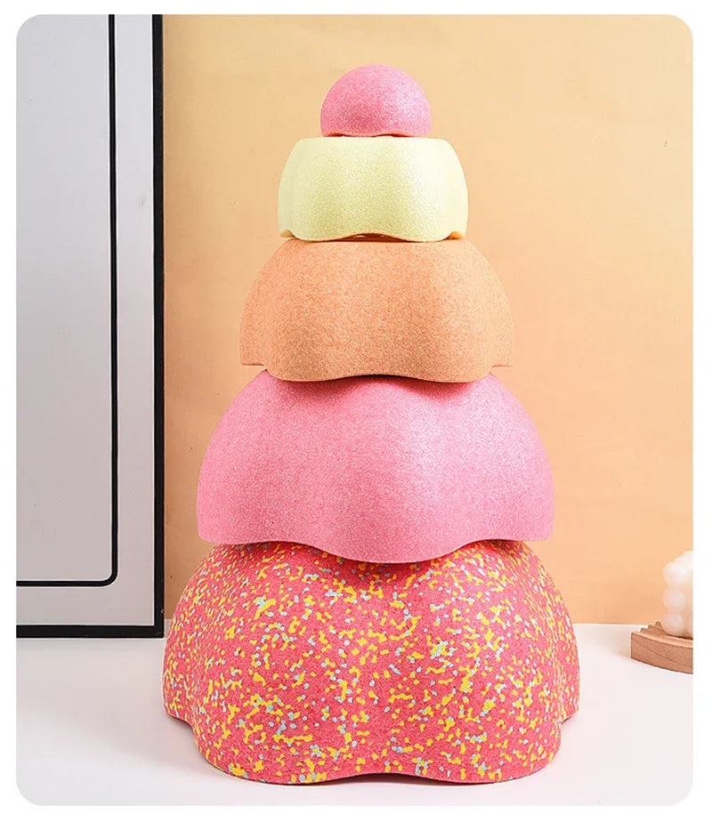 Foam Balance Stepping Stone Kids Sports Toys Touch