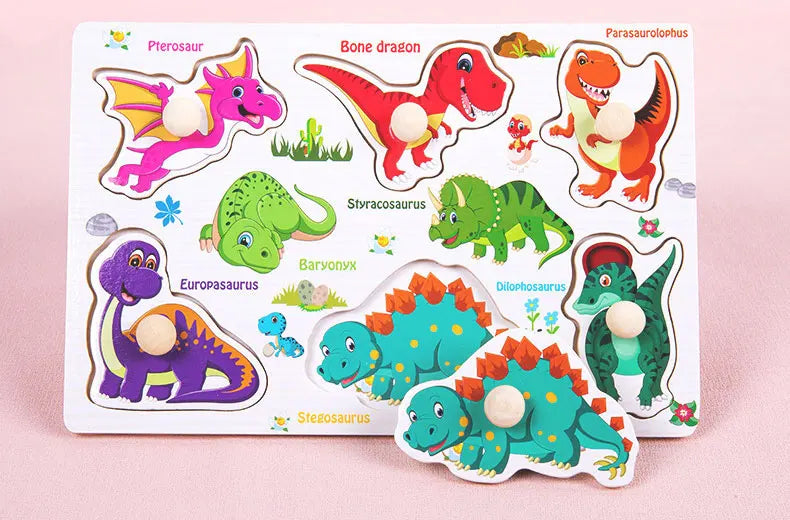 Children Wooden Puzzle Montessori Toys For Baby 1