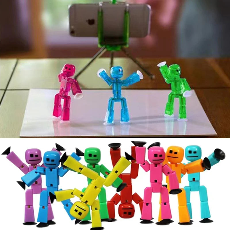 Suction Cup Stickbot Toys Sticky Robbot Toys for