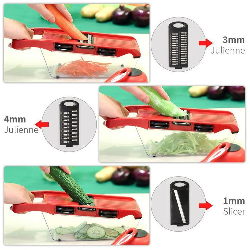 Vegetable Chopper Multifunctional Grater Cutter Kitchen Accessories Manual