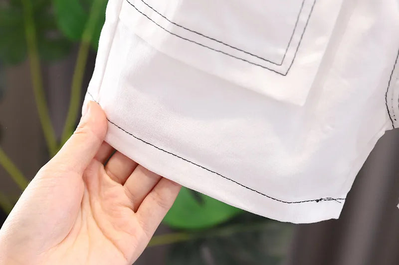 Summer Cute Cartoon Dinosaur Fashion Children O neck