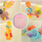 Baby Shower Toy Bathroom Mesh Bag Sucker Design