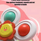 3Pcs Set Suction Cup Spinning Cartoon Animal Spinner