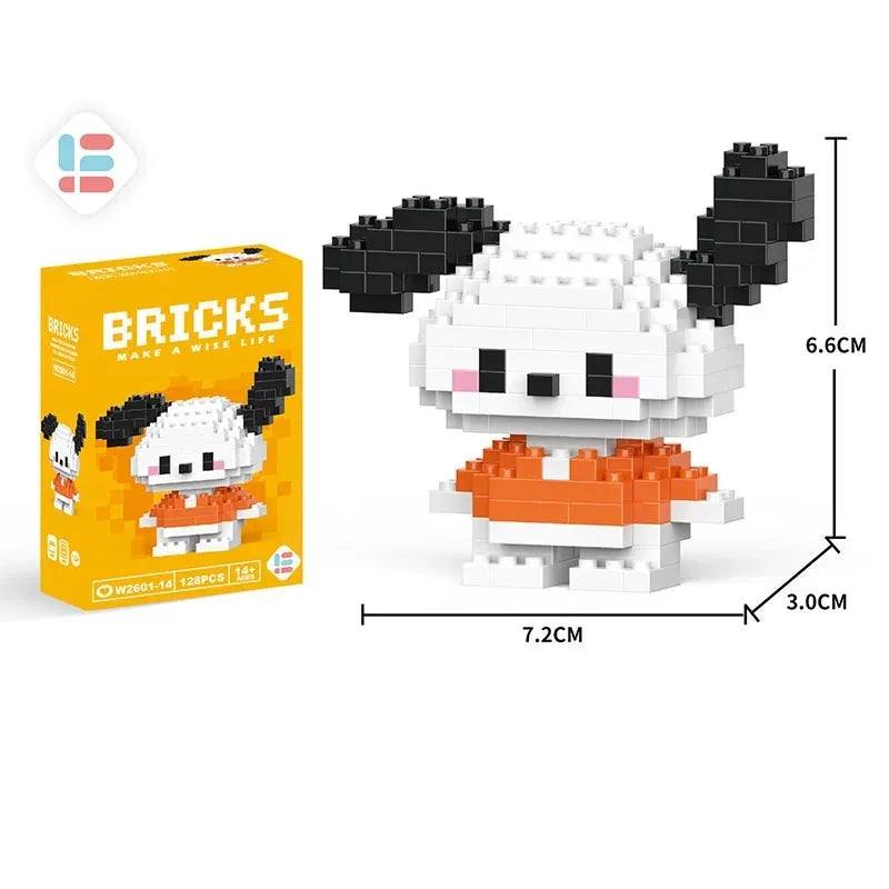 Disney LiLo Stitch Toys Building Blocks Pokeman Pikechu