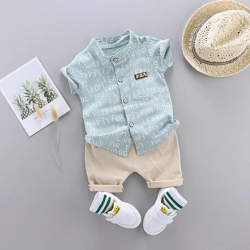New Summer Baby Boys Clothes Suit Children Fashion