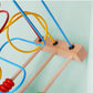 Montessori Baby Toys Wooden Roller Coaster Bead Maze