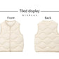 New Children Warm Cotton Vest Fashion Solid Boys