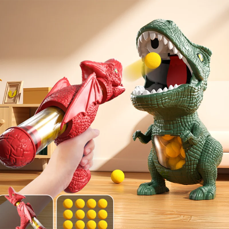 Dinosaur Shooting Tyrannosaurus Rex Ball Soft Bullet Gun