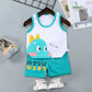 Children Sets Kids Vest Suit 2PCS Set Summer
