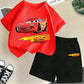 Racing children s pure cotton T shirt set