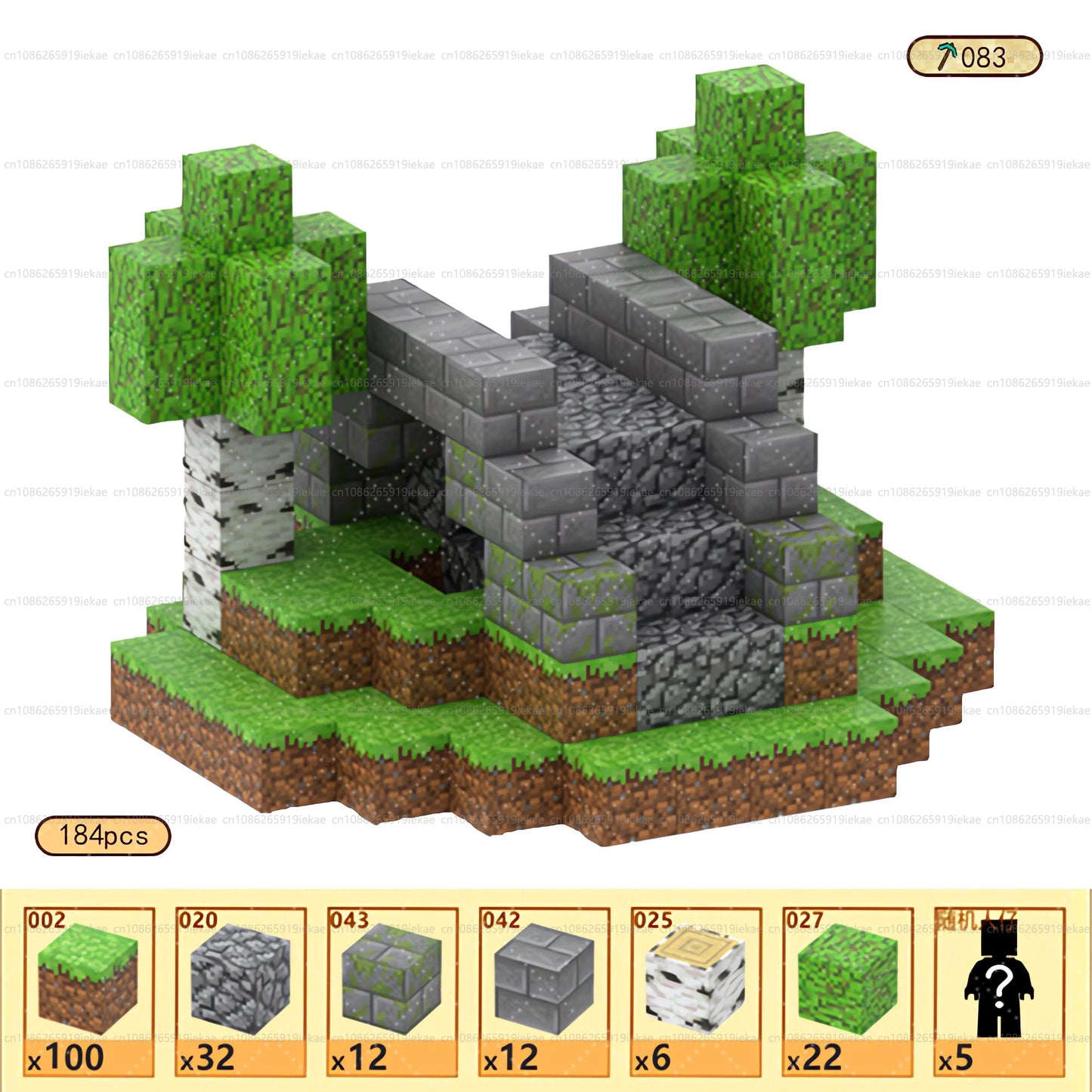 Magnetic Building Blocks Magnet Cube Mine World Set