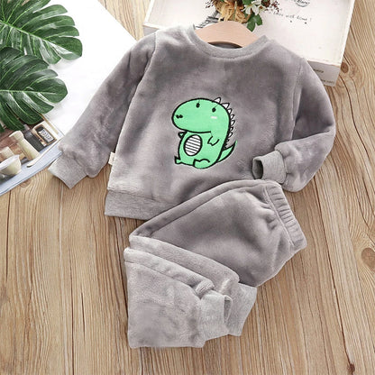 Bear Leader Girls Clothing Sets Winter Flannel Homewear