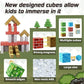 Magnetic Building Blocks Mine World Magnet Cube for