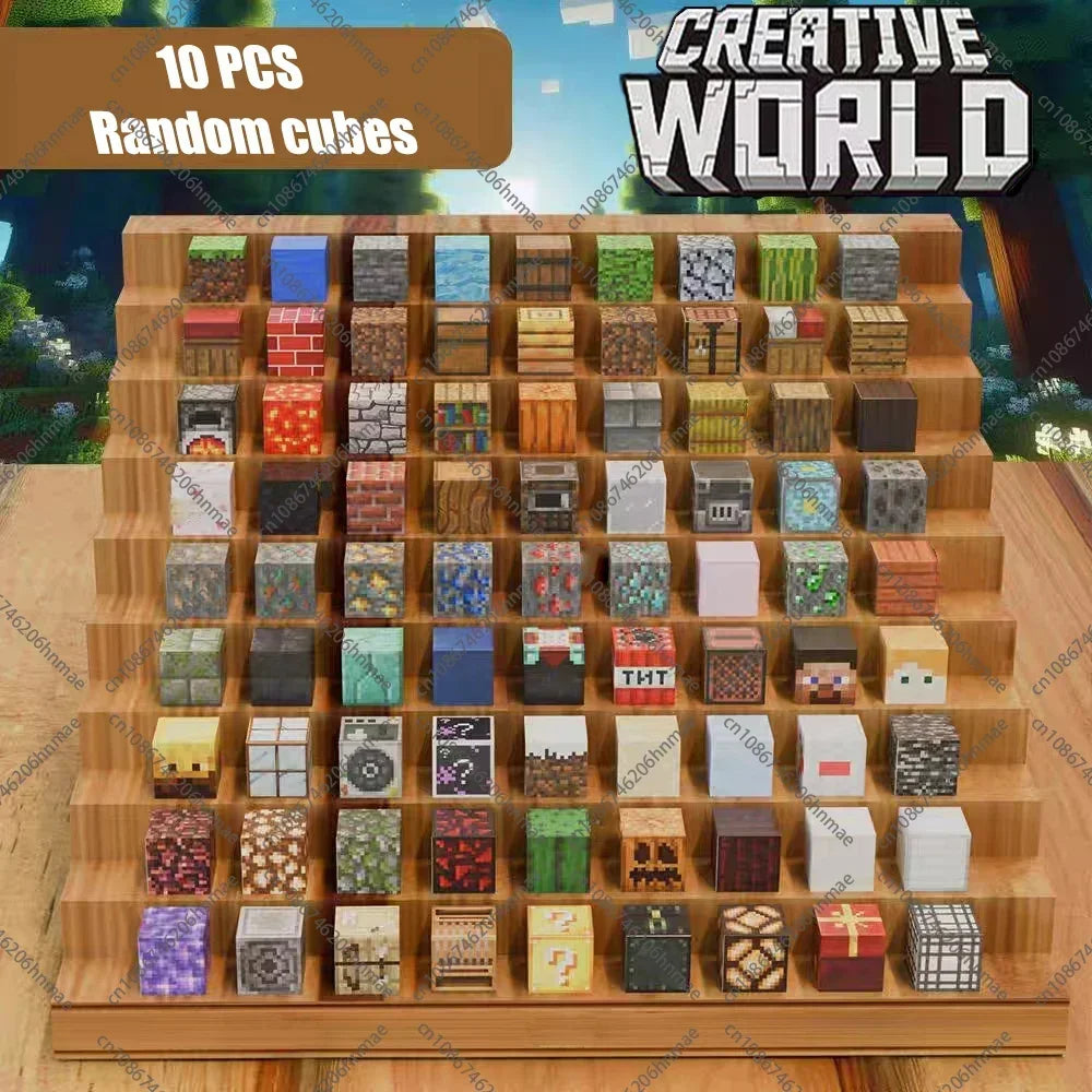 Magnetic Building Blocks Mine World Magnet Cube for