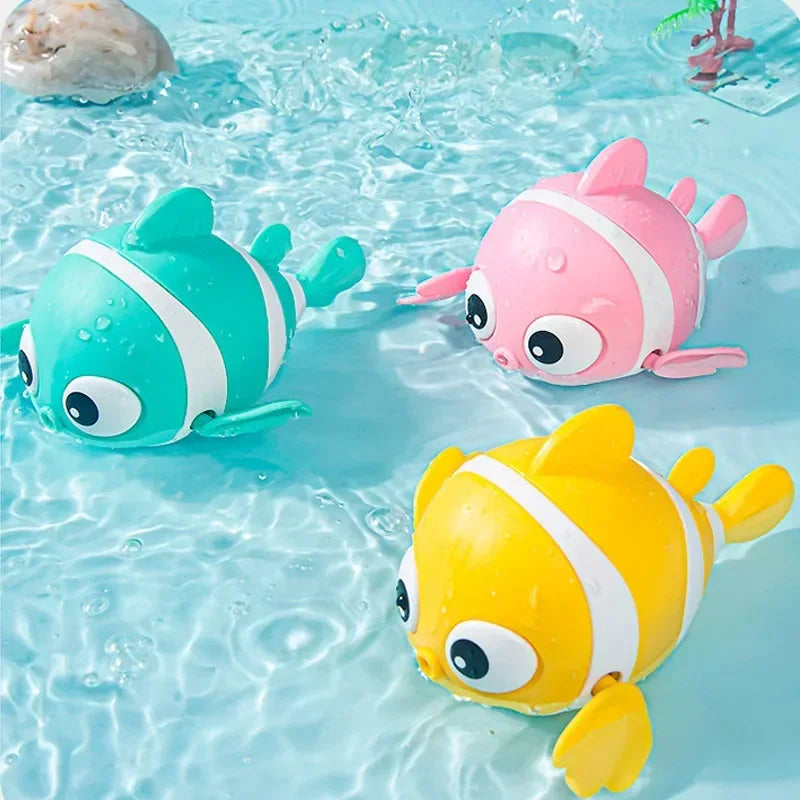 Bath Toys Cute Swimming Clown Fish Bath Toy
