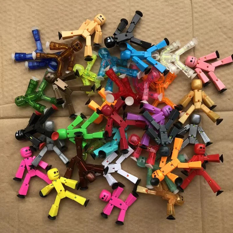 Suction Cup Stickbot Toys Sticky Robbot Toys for