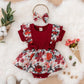 Summer Baby Girl Dress With Bowknot Striped Jumpsuit